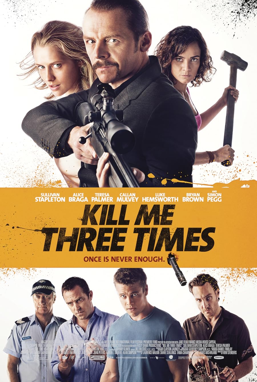 دانلود فیلم Kill Me Three Times 2014 با زیرنویس فارسی چسبیده