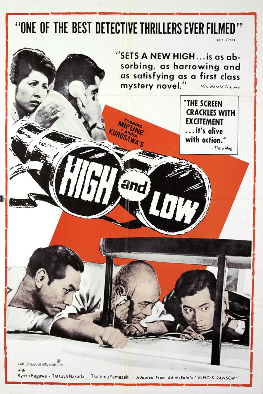 دانلود فیلم High and Low 1963 با زیرنویس فارسی چسبیده