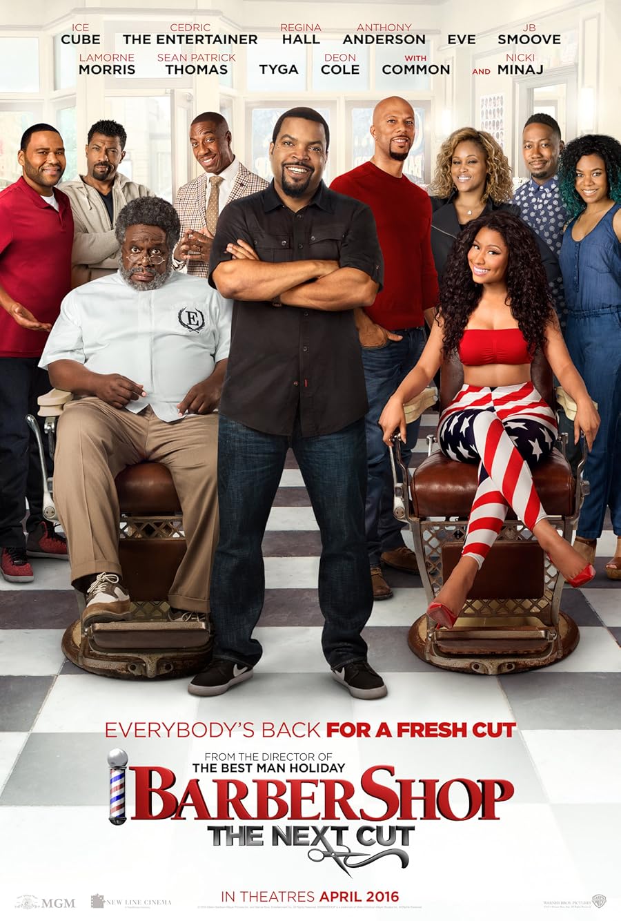 دانلود فیلم Barbershop: The Next Cut 2016 با زیرنویس فارسی چسبیده